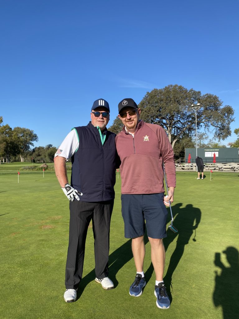 Caddying for the United States Blind Golf Championship